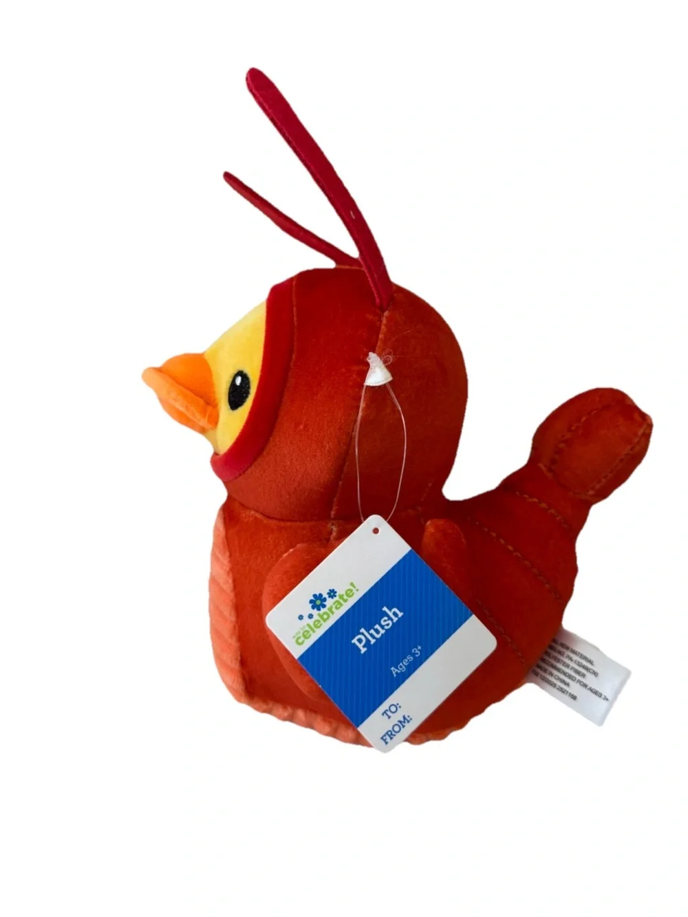 Plush Red Lobster Duck Plush Toy 8” NEW!